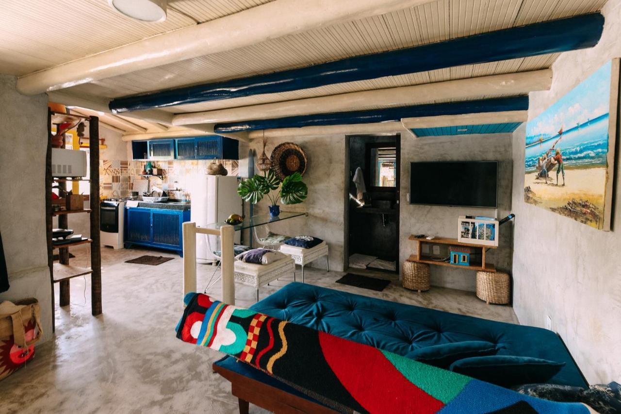 Casinha Azul Caraiva - Casa Completa Na Beira Do Rio Villa Exterior photo